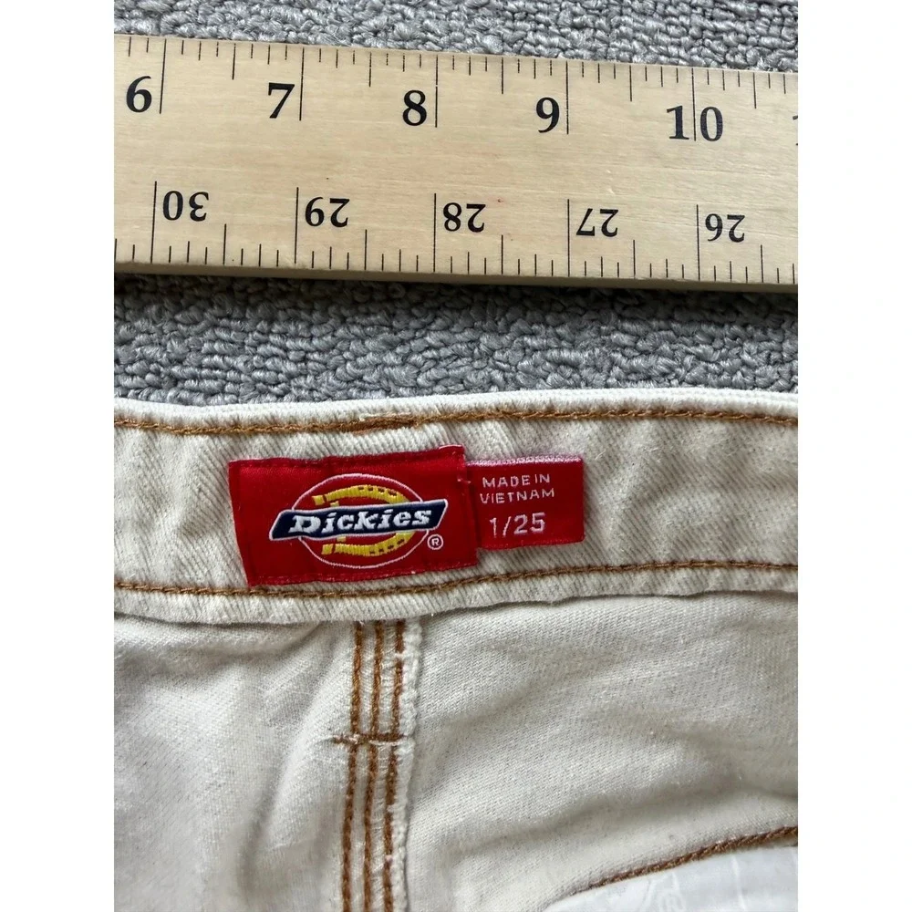 Dickies Carpenter‎ Pants Women 1/25 Beige Relaxed Cotton Work Streetwear Skater